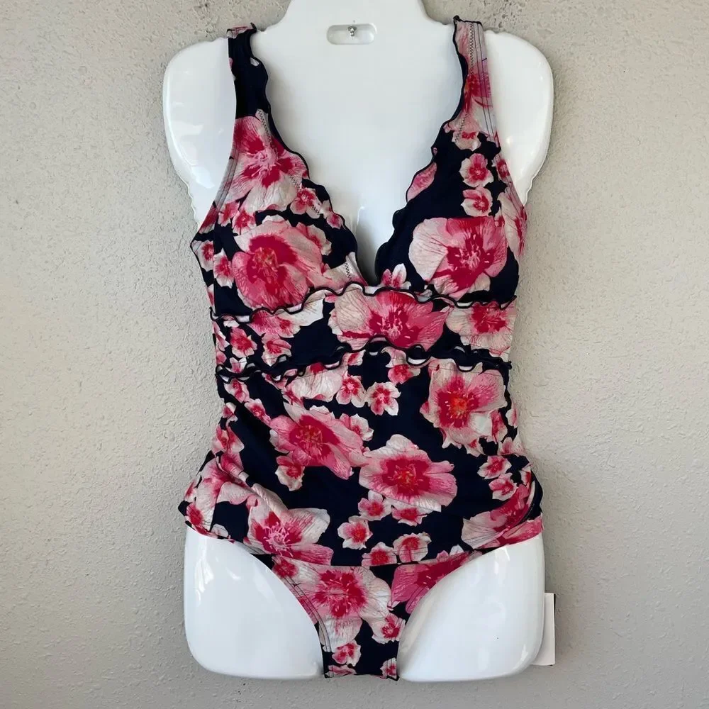 NWT DKNY Two-Piece Swimsuit Size S - Picture 1 of 5